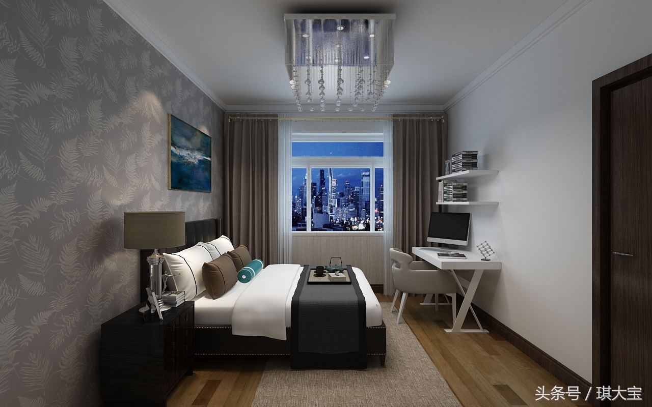 哈尔滨漫步巴黎顶层复式带露台,哈尔滨现代简约