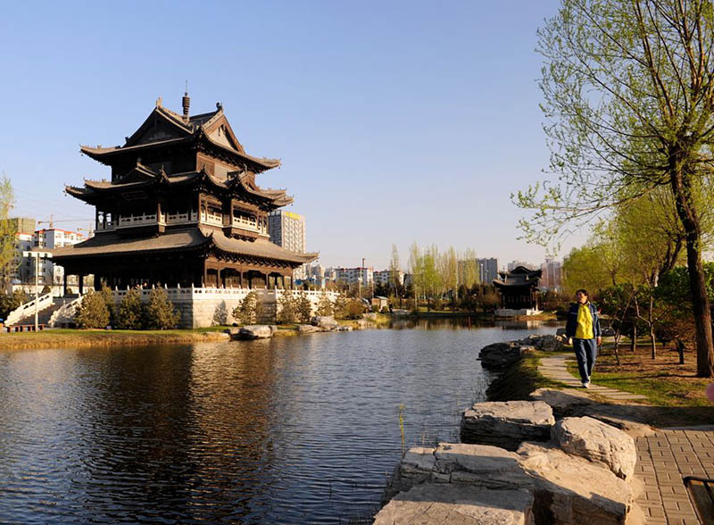 太原样板房景观,太原新中式样板房