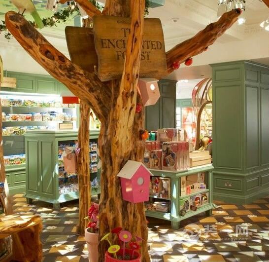 玩具店装修效果图,500元一平米玩具店装修