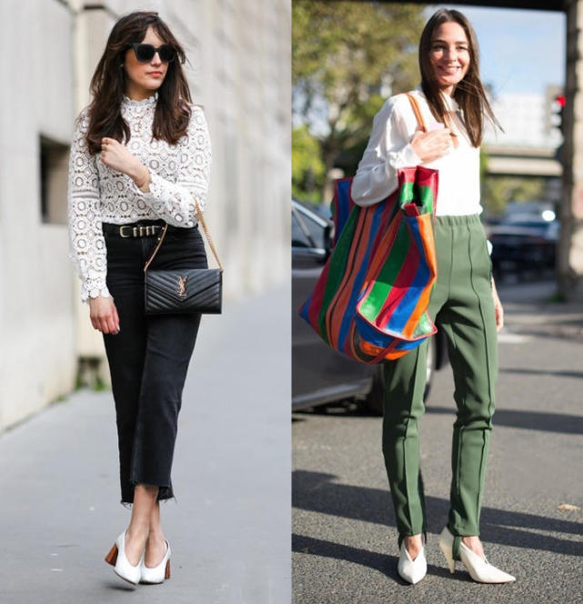 v型鞋口尖头鞋,比较适合夏天穿的潮鞋