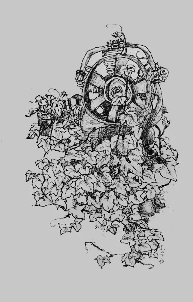 插画师迷狸:路过,停留