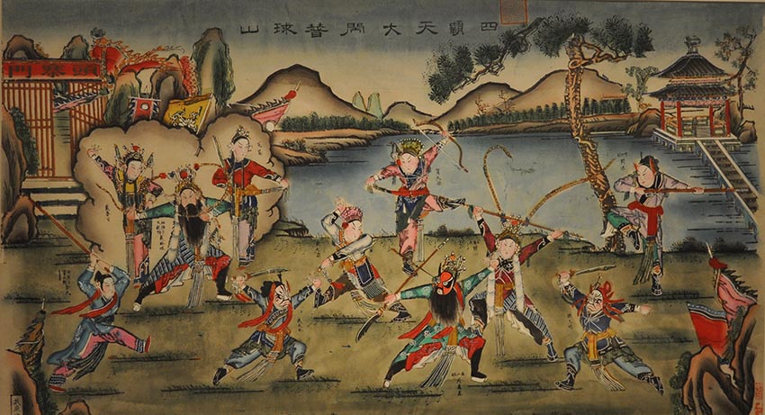 中国民间传统年画总结,中国年画大全民间