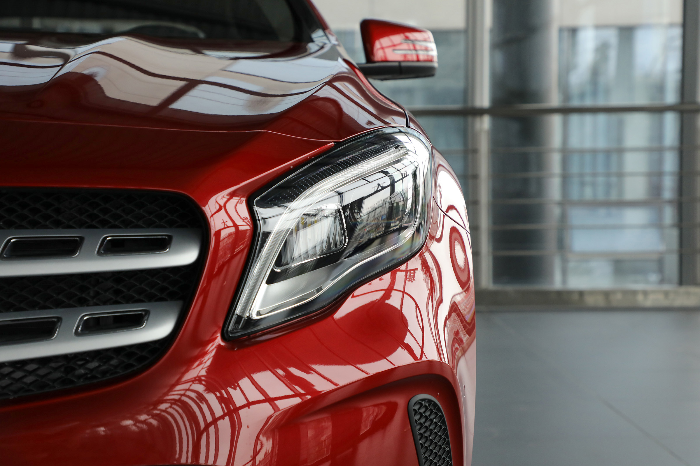 试驾gla奔驰,2016奔驰gla空间实测