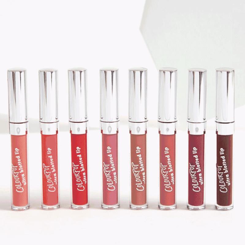 colourpop全哑光,colourpop冬日冰透薄荷试色