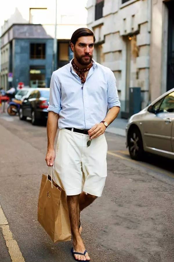 夏天短裤怎么穿才不像大叔,短裤穿起来不好看