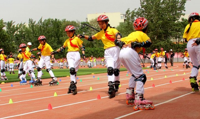 狂欢嘉年华表演,济南市中区小学春季运动会