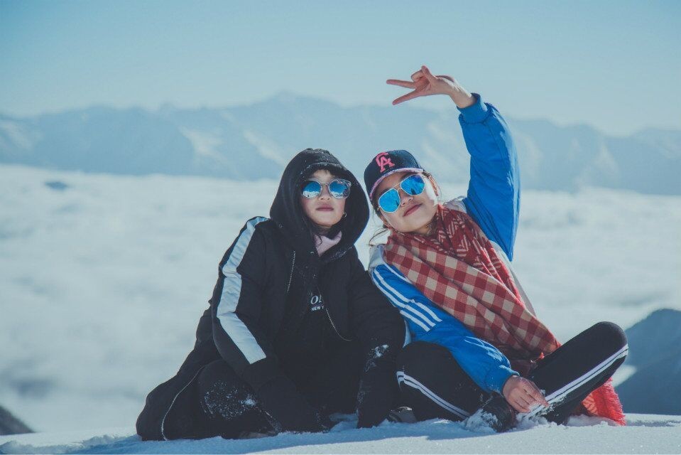 成体背包客带起包子重回甲尔猛措