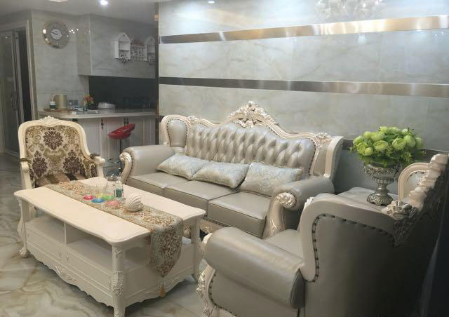 昆明未名城100平现代简欧装修,头一回看到把浴缸装在阳台的!