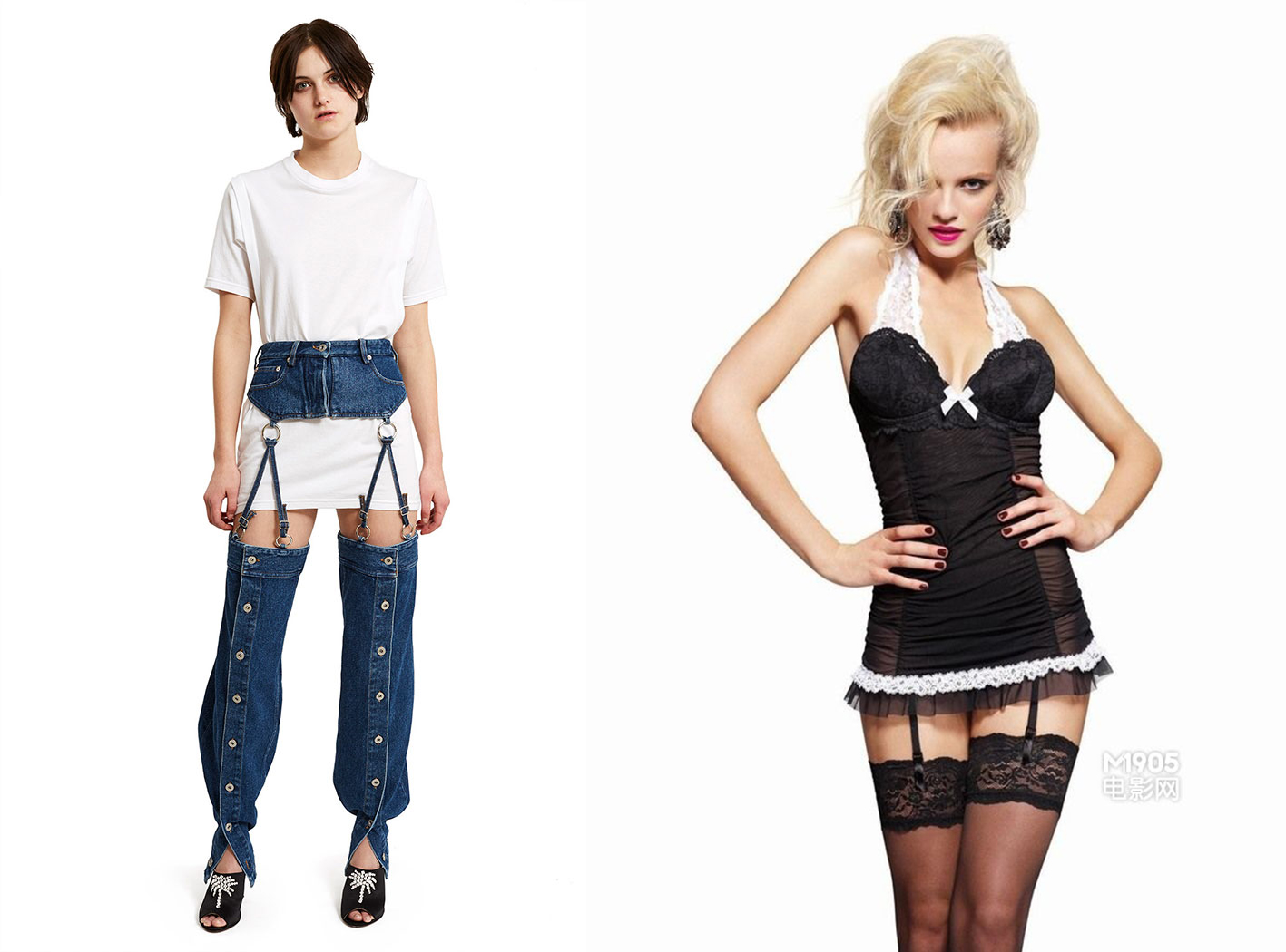 牛仔裤秒变牛仔短裤教程,牛仔裤秒变背带裤