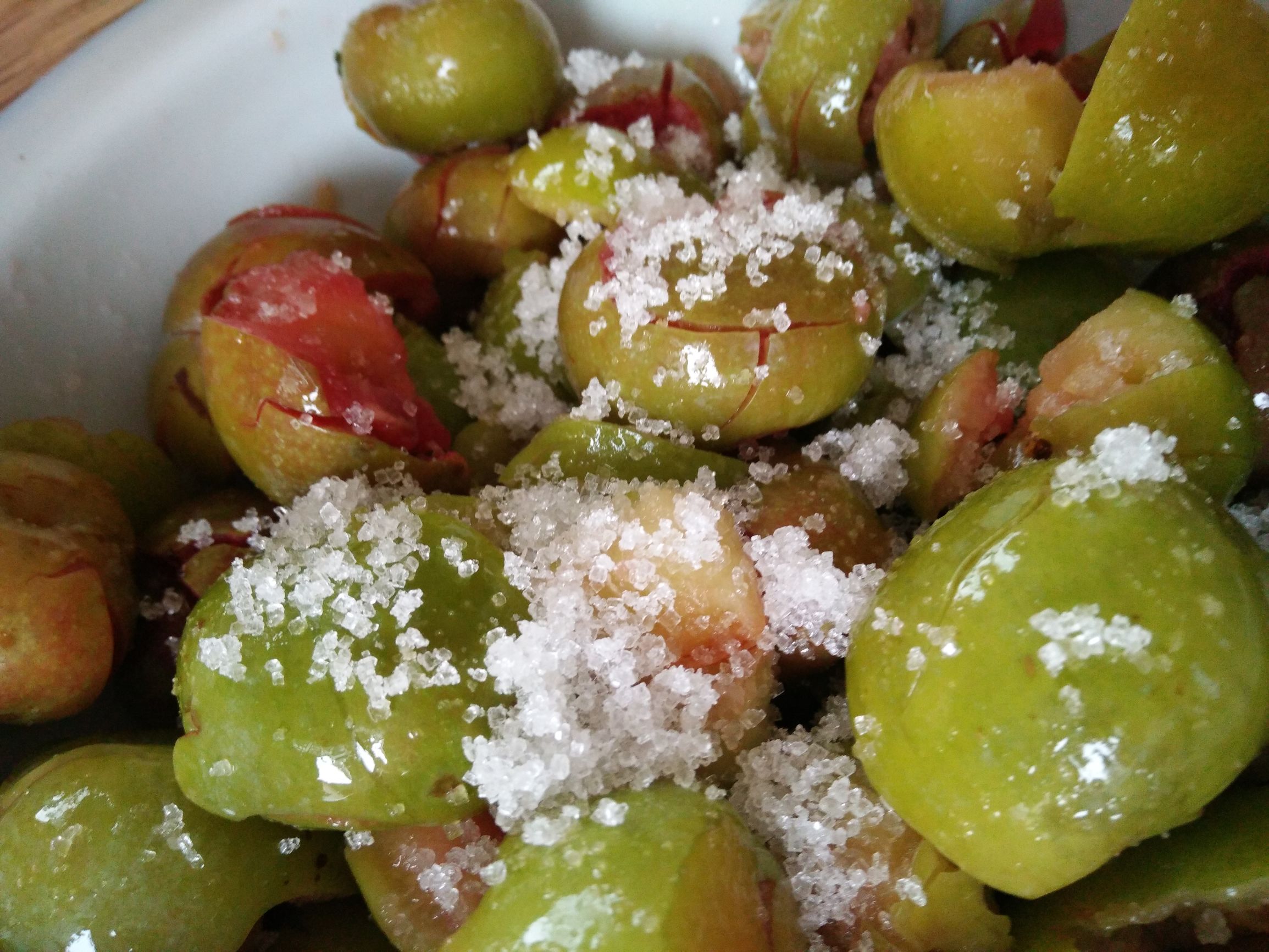 广西夹李果正宗做法,李果的吃法