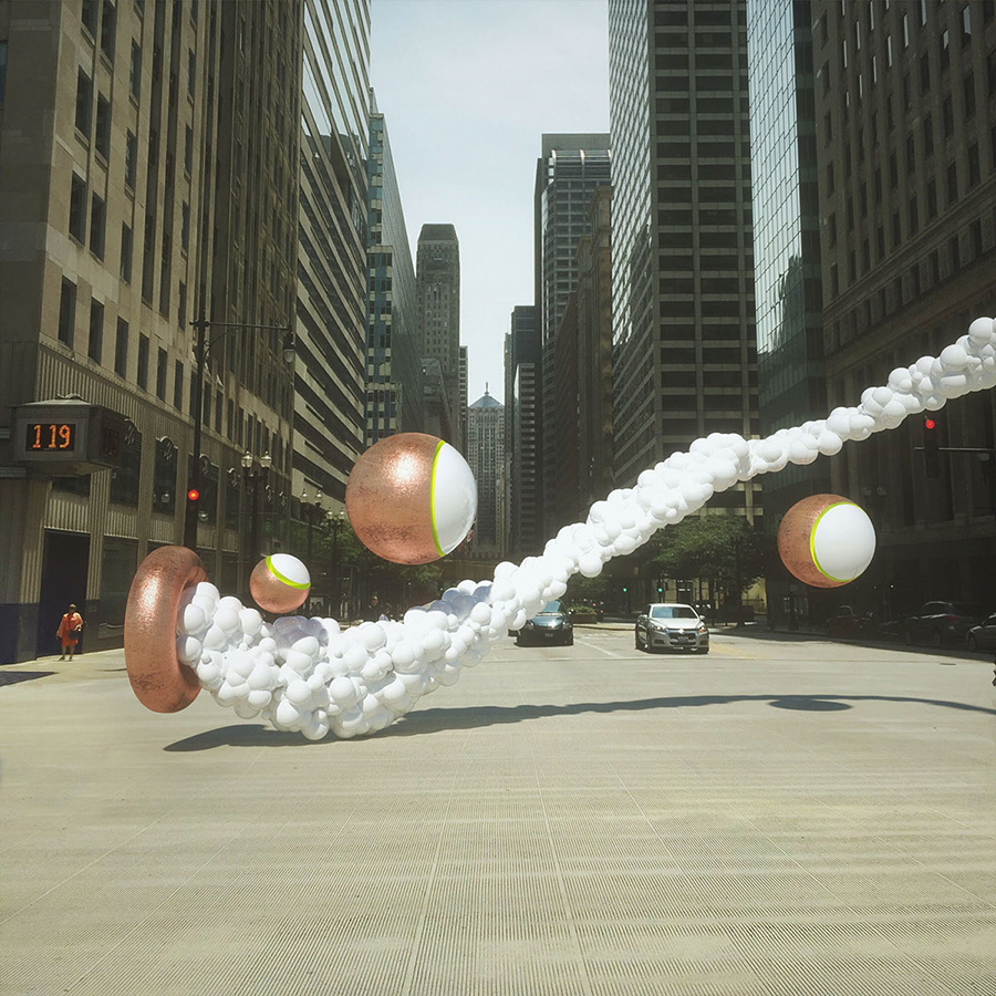 超牛数字艺术合成图强烈视觉效果的糖果异星球