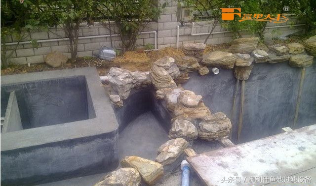 大型鱼池建造过程及施工方法,省钱鱼池建造过程及施工方法