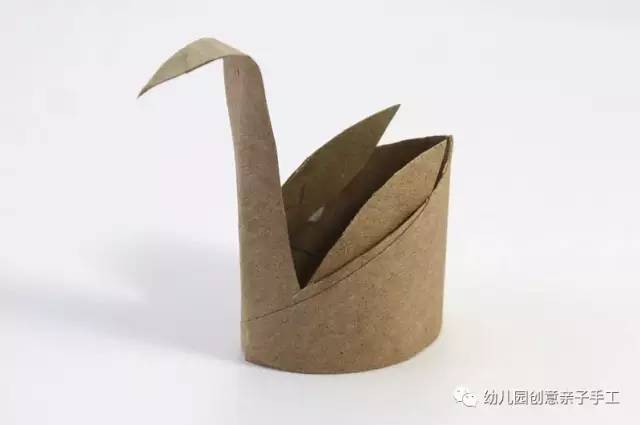 矮卷纸筒废物利用手工幼儿园,用卷筒纸儿童手工作品废物利用