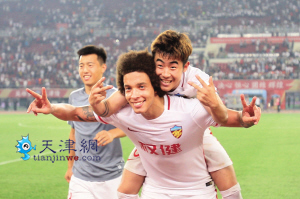 天津权健高光时刻,天津德比vs鲁能