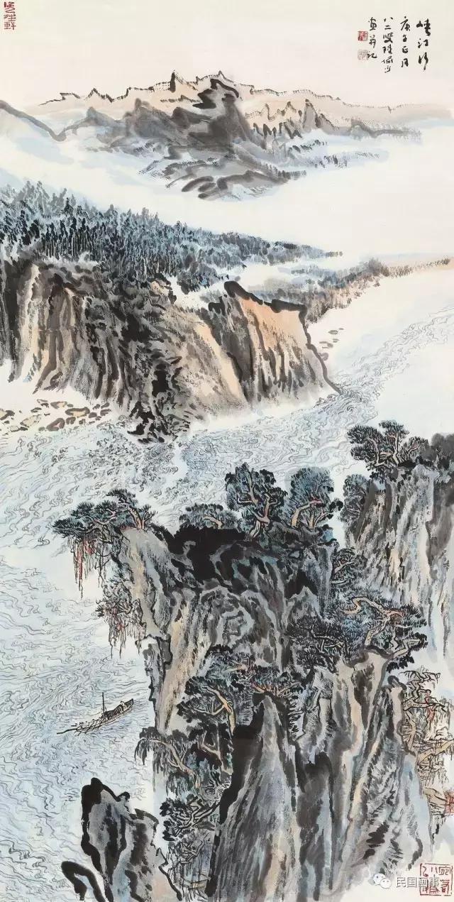 荣宝斋傅抱石湘夫人版画,傅抱石晚年生活