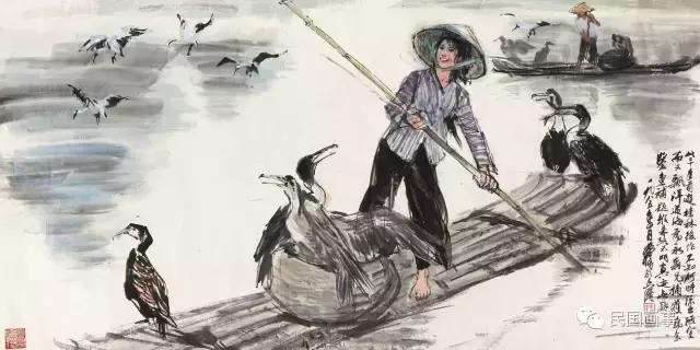 荣宝斋傅抱石湘夫人版画,傅抱石晚年生活