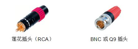 音响设备常用连接头及音视频线材
