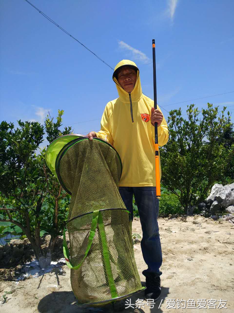 晒晒钓过的鱼,晒渔获