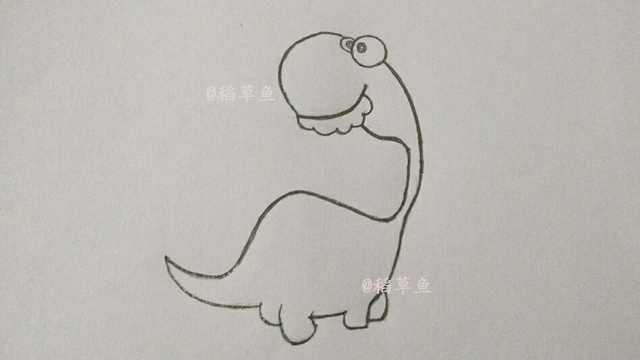 三岁以上的小朋友画简笔画恐龙,简笔画飞天恐龙带翅膀的恐龙