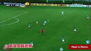 gif梅西破门,托蒂凌空集锦