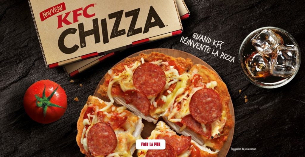 肯德基以前出过的披萨,肯德基炸鸡披萨