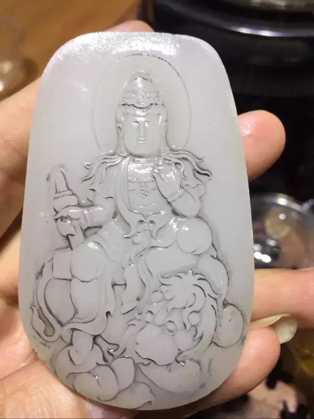 玉雕设计手稿图地藏 (苏州玉雕作品文殊菩萨)