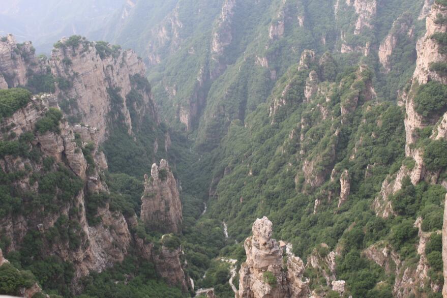 白石山十瀑潭石林峡四日游,白石山风景区自驾游攻略图