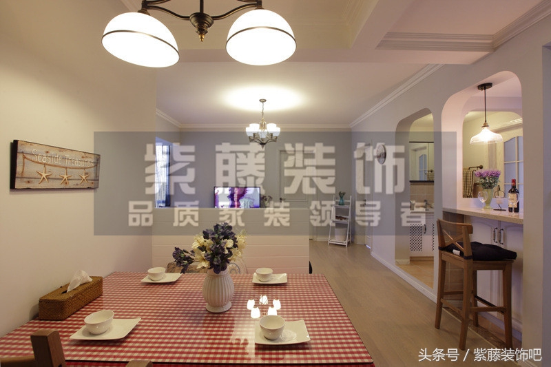 西安115平米三室一厅装修效果图，全包6万，喜欢的有木有