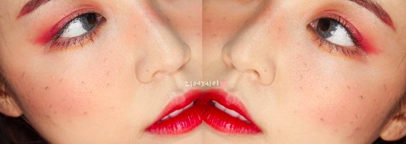 流星眉的化妆方法,流星眉妆容