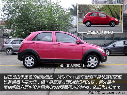 威志v2cross和威志v2对比,威志v2cross