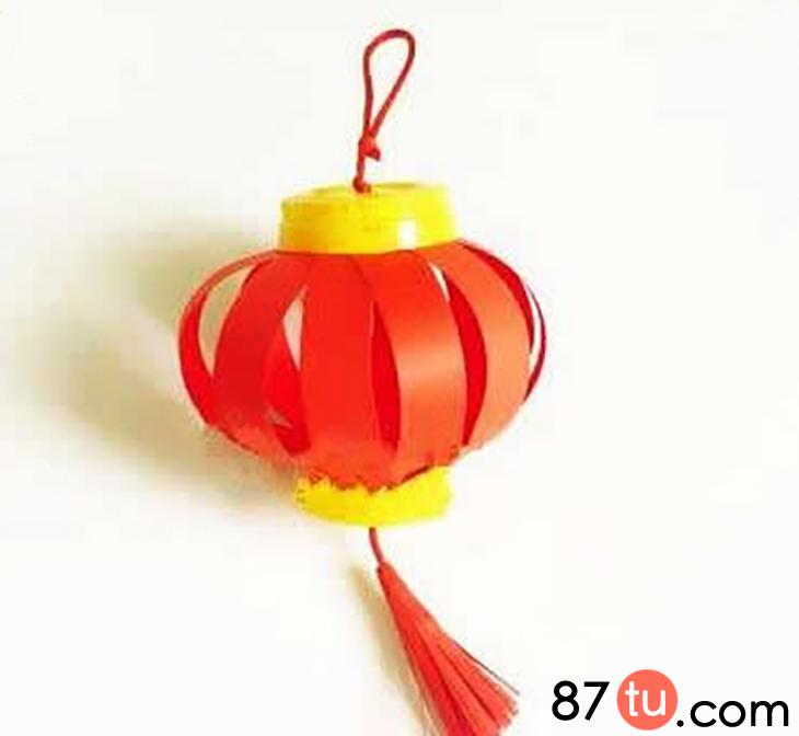 一次性塑料杯子做灯笼步骤,用杯子制作元宵节灯笼
