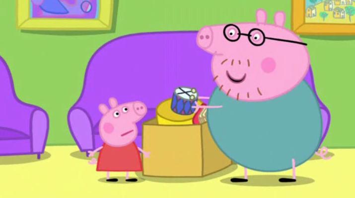 小猪佩奇第一季英文知识点,英语动画片粉红猪