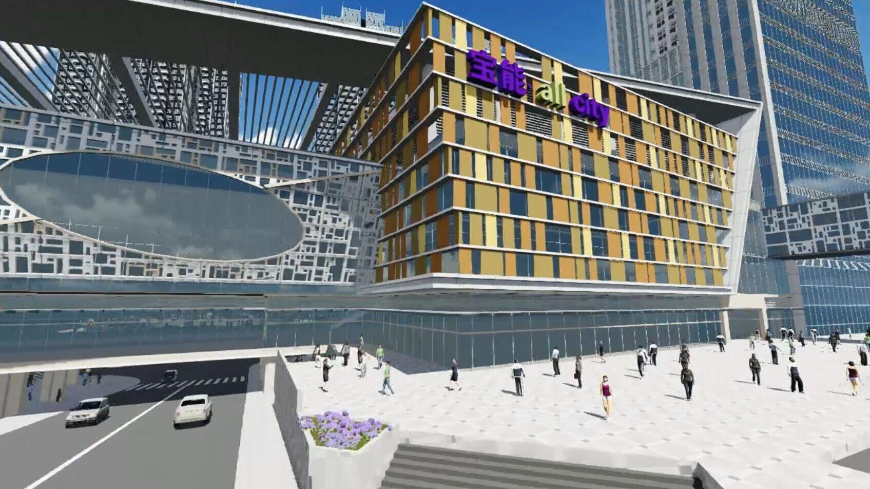 宝能城一二三期位置,宝能城什么时候完工