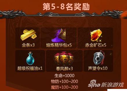 热血传奇战队赛奖励,传奇战队争霸赛奖励