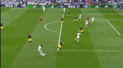 卡塞米罗走向莫德里奇,卡塞米罗转身皇马由守转攻