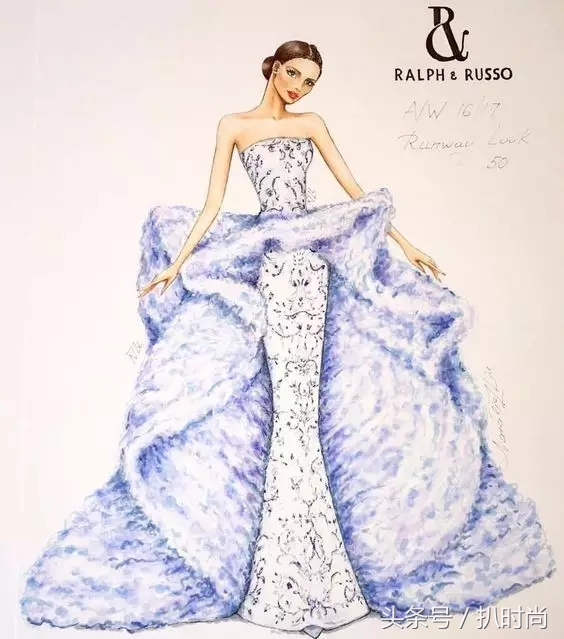 礼服好高级感,怎么画礼服设计手稿图