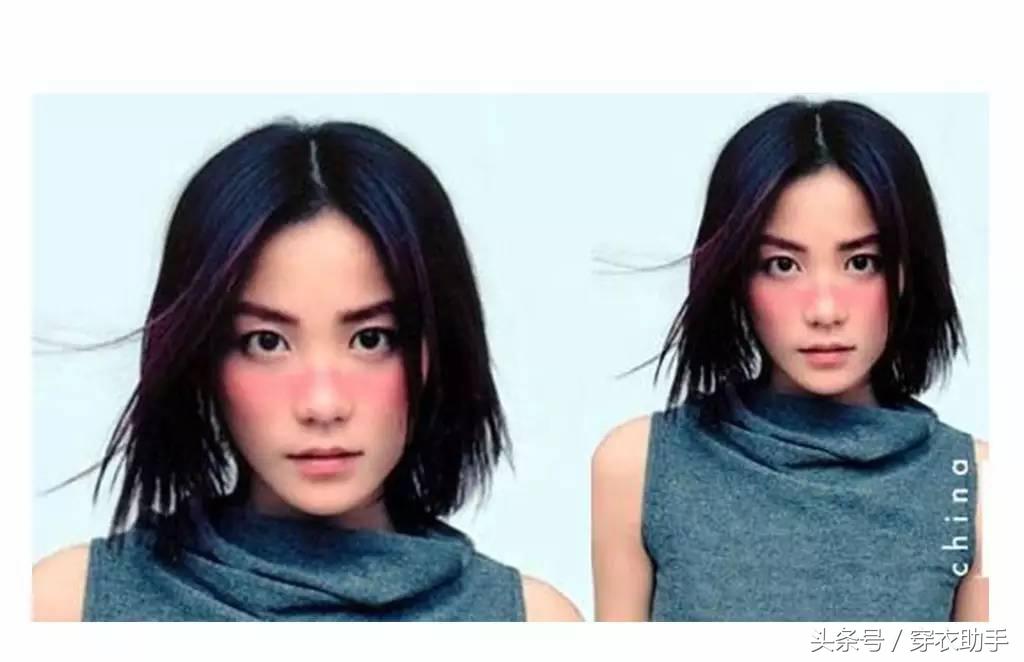 一字眉咬唇妆什么时候流行的,一字眉化妆