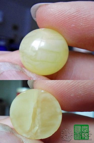 天然蜜蜡和水煮蜜蜡,水煮蜜蜡和烤蜜蜡