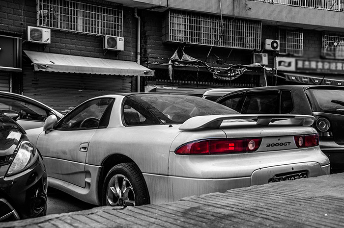 中国还能上路的三菱3000gt,老款三菱3000gt