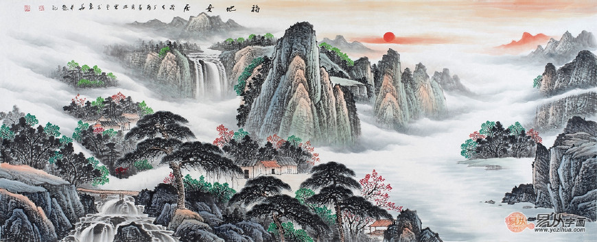 著名山水画100幅临摹技法,怎样画树山水画教程