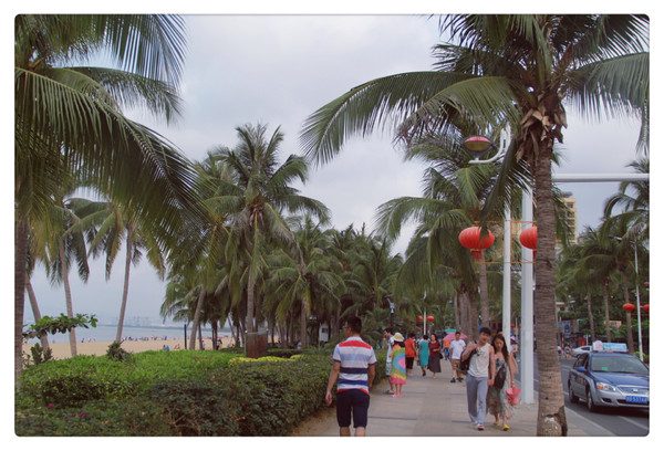 在三亚总有一片海属于一个人,在三亚椰梦长廊海边