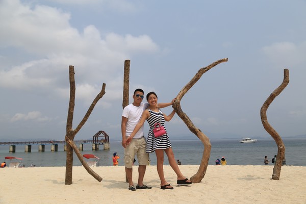 在三亚总有一片海属于一个人,在三亚椰梦长廊海边