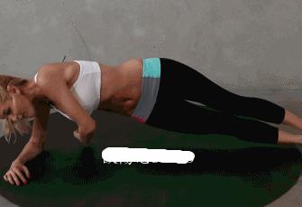 锻炼腰肌平板支撑12种训练,腰部肌肉锻炼动作平板支撑