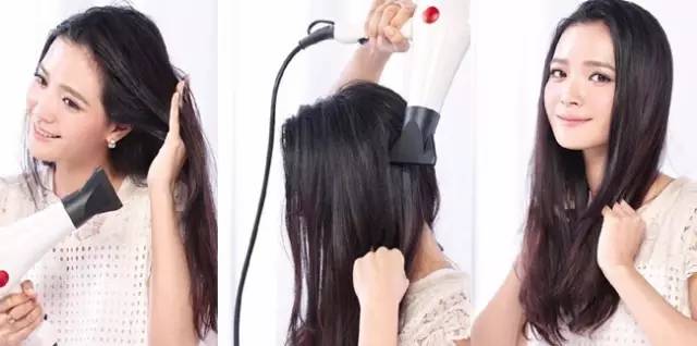 吹头发吹出漂亮头发小技巧,吹头发快速吹法