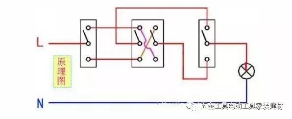 多控开关和双控开关接线方法,双控开关和单控开关接线图