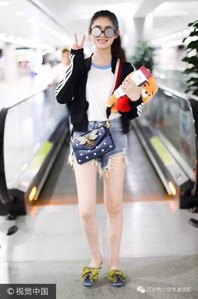 女明星私服蔡依林,明星私服吴宣仪