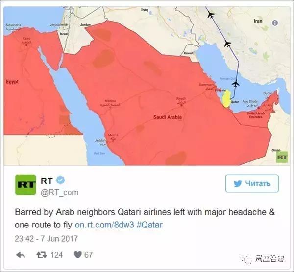 卡塔尔断交风波越闹越凶，最后还是波及到我们了