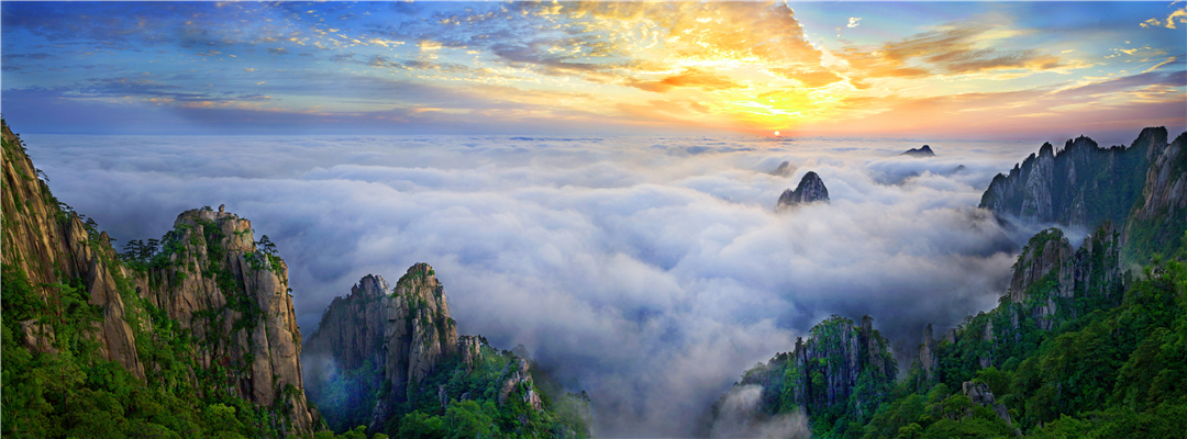 雨天的黄山朦胧美,大雨天的黄山