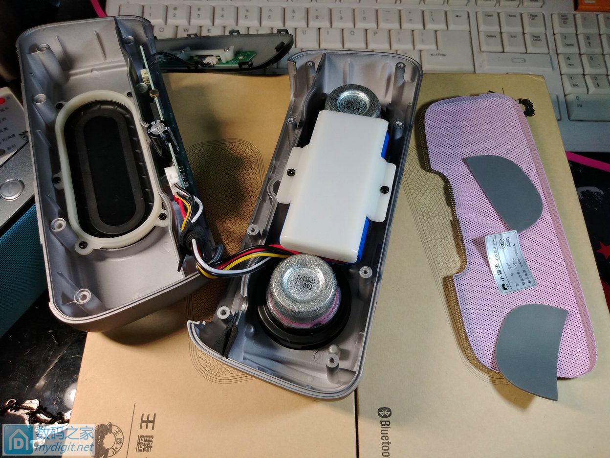 小霸王d50蓝牙音箱拆解视频,比小米更好的音响