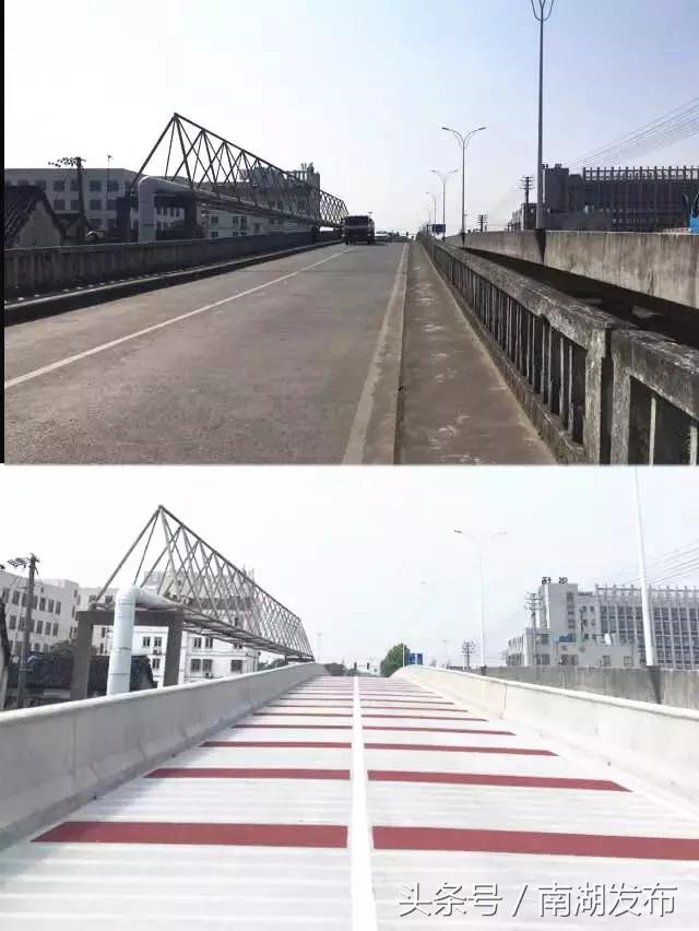 汉塘水上的三座桥变了~小城镇颜值越来越高